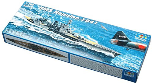 Trumpeter 1/700 HMS Repulse WWII British Battle Cruiser 1941 Model Kit