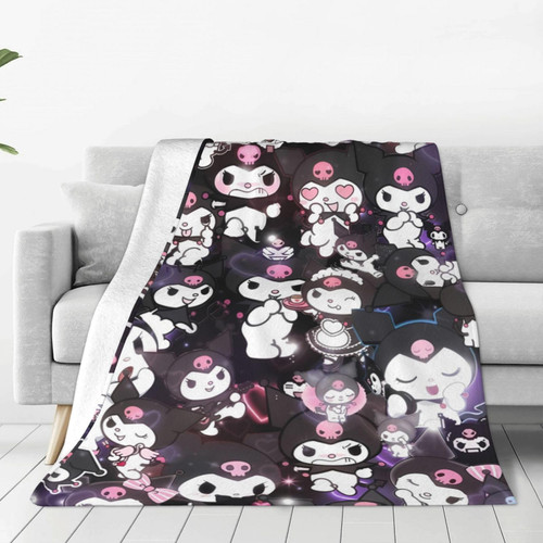 Cute Super Soft Blanket All Season Flannel Fleece Blanket for Kids Adult Sofa Bedding Living Room Decor 50"X40"