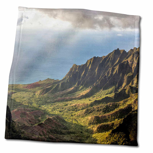 3dRose Danita Delimont - Hawaii - Kalalau Valley Right Before Sunset - Towels (twl-206931-3) 3dRose Danita Delimont - Hawaii - Kalalau Valley Right Before Sunset - Towels (twl-206931-3)