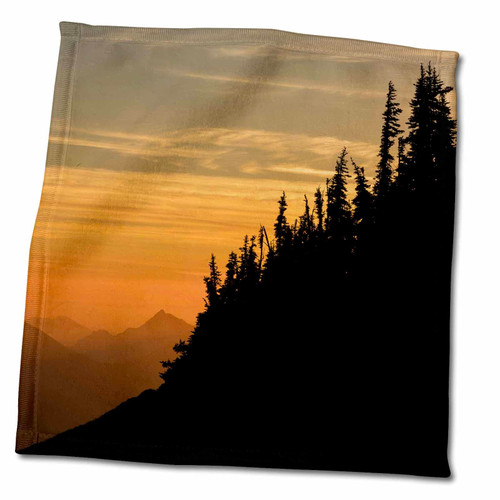 3dRose Danita Delimont - Landscape - Olympic Alpine Sunset - Towels (twl-332935-3)
