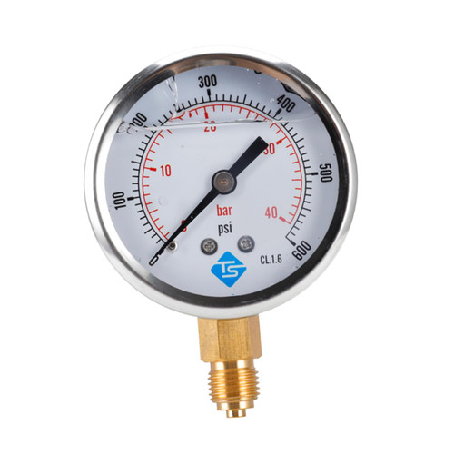 ULTECHNOVO Y60 Radial Oil Filled Vacuum Pressure Gauge Replacement Pressure Gauges Oil Filled Pressure Gauge Water Pressure Test Gauge Water Gas Pressure Gauge Precision Test Table