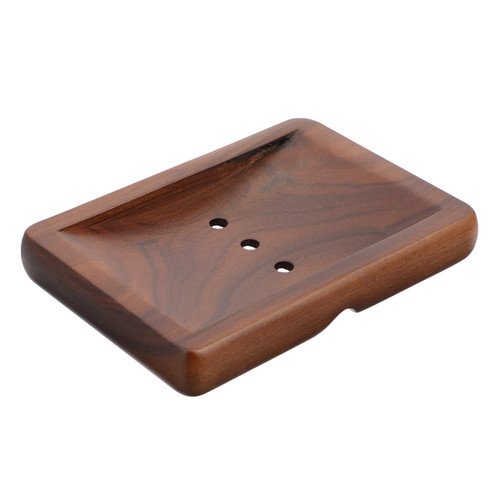 1Pc Box Soap Box soap bar Dish soap bar Holder soap Drain Dish Bathroom soap Plate Wood soap Tray soap Dish bar soap Tray with Drainage bar soap Valet Dressing Table Travel Wooden
