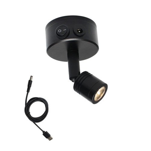 Housoutil Rechargeable Spotlight Black Light Fixtures Living Room Lights Ceiling Wall Light Fixture LED Light Fixtures Black Ceiling Spotlight Bathroom Ceiling Spotlights Ceiling Light LED