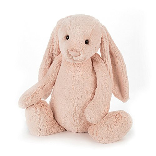 Jellycat Bashful Blush Bunny Stuffed Animal, Large, 15 inches