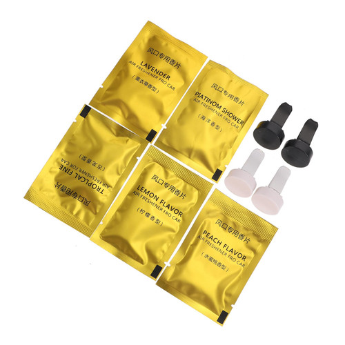 ERINGOGO 3 Sets Car Clip Refillable Car Vent Air Essential Oil Car Vent Clip Car Vent Essential Oil Diffuser Essential Oil Diffuser for Car Plaster Stainless Steel Empty Car