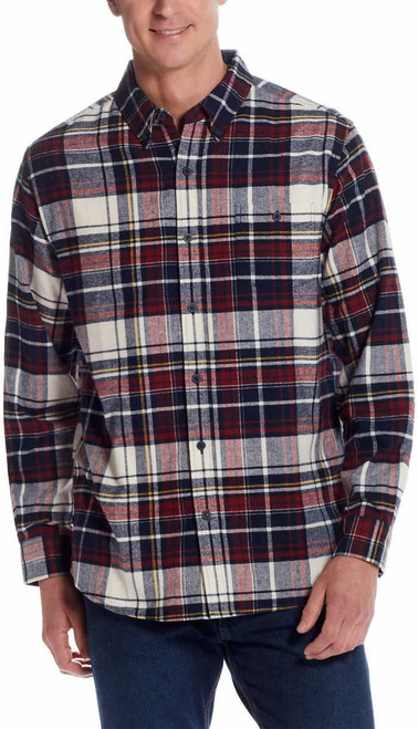 Weatherproof Vintage Mens Flannel Shirt (as1, Alpha, xx_l, Regular, Regular, Red23)