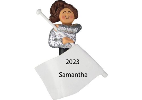 Colorguard Ornament Personalized Colorguard Gift 2023 Color Guard Ornament, Color Guard Gifts for Flag Girl Ornament, Marching Band Color Guard Flags Ornament Winter Guard Ornament - Free Customized