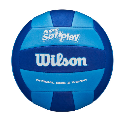 WILSON Super Soft Play Outdoor Recreation Volleyball - Official Size, Royal/Navy WILSON Super Soft Play Outdoor Recreation Volleyball - Official Size, Royal/Navy