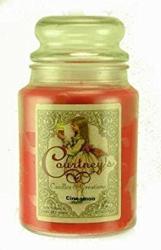 Cinnamon Courtneys Candles Maximum Scented 26oz Large Jar Candle