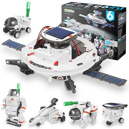 PlaySheek STEM Projects for Kids Ages 8-12 Solar Robot Kit 6-in-1 Space Toys for 10-Year-Old Boy Girl Gift Building Toys Science Kits Christmas Birthday Gifts for 8 9 10 11 12 Year Old, White PlaySheek STEM Projects for Kids Ages 8-12 Solar Robot Kit 6-in-1 Space Toys for 10-Year-Old Boy Girl Gift Building Toys Science Kits Christmas Birthday Gifts for 8 9 10 11 12 Year Old, White