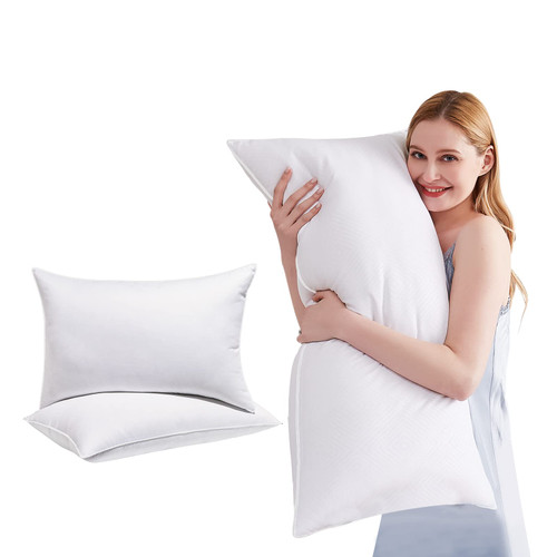 Mr.Ye Bed Pillows for Sleeping Standard Size 2 Pack Premium Luxury Hotel Quality Soft Pillows Down Alternative Filling for Back, Stomach or Side Sleepers, 20 x 26 Inches