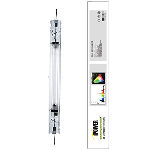 iPower 1000 Watt Double Ended Enhanced Performance Metal Halide MH Grow Light Lamp Bulb 4000K