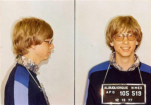 ConversationPrints BILL GATES MUG SHOT GLOSSY POSTER PICTURE PHOTO mugshot microsoft nerd police