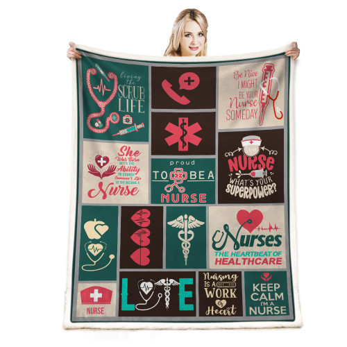 Nurse Gifts Nurse Week Gifts Blanket,Nurse Gifts for Women,Gifts for Nurses,School Nurse Gifts,Nurse Graduation Gifts,Nurse Retirement Gifts Throw Blanket for Bed Office Sofa