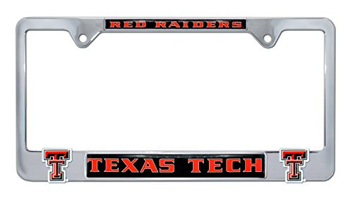 Elektroplate Texas Tech License Plate Frame Variation (3D Red Raiders)