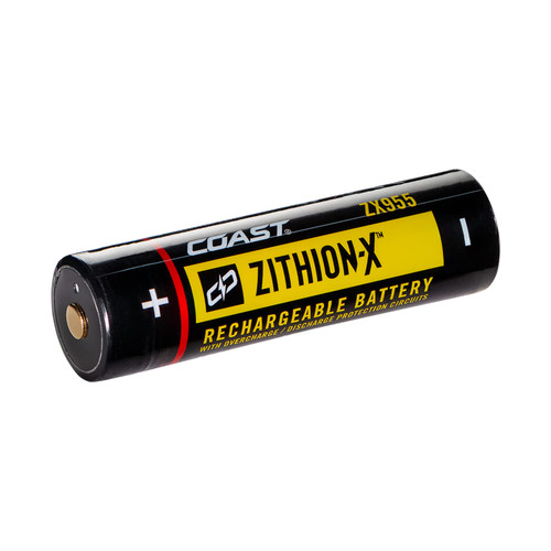 Coast ZX955 ZITHION-X Li-Ion Rechargeable Battery for The EAL18, PM300, PM310, and XPH34R LED Lights, Black Coast ZX955 ZITHION-X Li-Ion Rechargeable Battery for The EAL18, PM300, PM310, and XPH34R LED Lights, Black