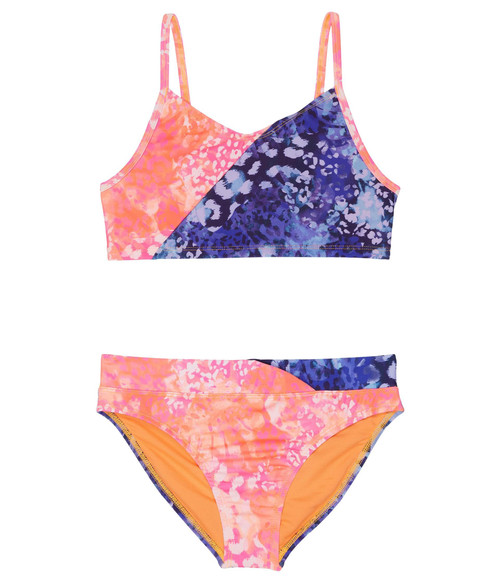 Under Armour Girls' Two-Piece Bikini Set, Afterburn Tropic