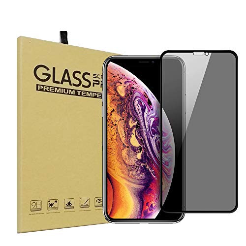 Privacy Tempered Glass Screen Protector for iPhone Xs MAX Full Coverage Screen Protector for XS MAX Anti Scratch Anti-spy[Case Friendly][No Bubbles][9H Hardness]