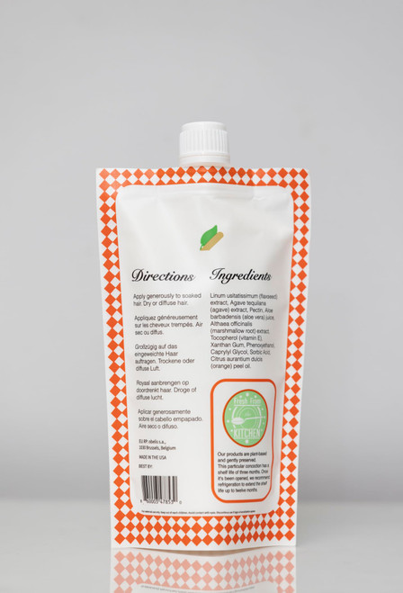 Ecoslay Orange Marmalade Curl Definer Gel - Long-lasting Hold for Wavy, Curly, Coily, and Kinky Hair - Curl Styling Gel for Women