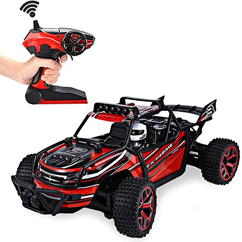 SZJJX RC Cars, 45KMH High Speed Racing Remote Control Monster Trucks 1/22 Scale 4WD 2.4Ghz Radio Controlled Off-Road Vehicle Rock Crawler Fast Electric Desert Buggy (Red2) SZJJX RC Cars, 45KMH High Speed Racing Remote Control Monster Trucks 1/22 Scale 4WD 2.4Ghz Radio Controlled Off-Road Vehicle Rock Crawler Fast Electric Desert Buggy (Red2)