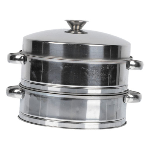 BESTOYARD food steamer insert soup steam pot chicken dumpling steamer bun steamer with lid bao bun steamer stainless steamers baskets dim sum steamer pot seafood soup pot 16C Stainless steel