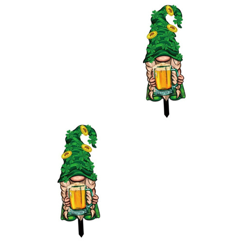 Happyyami 2pcs Yard Insert St. Patricks Day Outdoor Sign Leprechaun Garden Decor Gnome Irish Stake Sign Irish Gnomes Porch Sign Garden Sign Out Door Decor Garden Decoration Acrylic Props Happyyami 2pcs Yard Insert St. Patricks Day Outdoor Sign Leprechaun Garden Decor Gnome Irish Stake Sign Irish Gnomes Porch Sign Garden Sign Out Door Decor Garden Decoration Acrylic Props