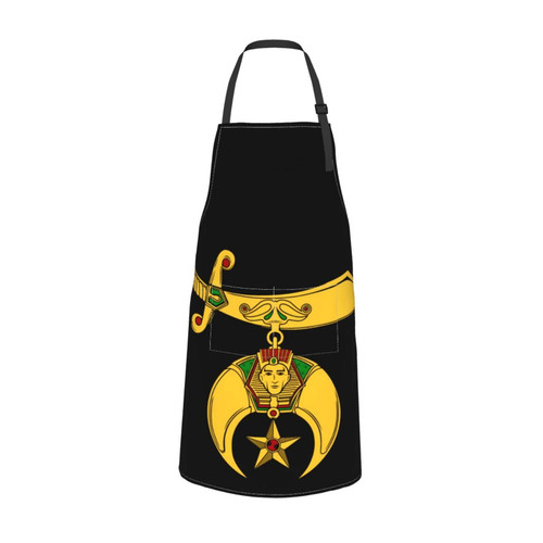 JOocla Mason Shriner Split Masonic Shrine Adjustable Bib Waterdrop Resistant Apron with Pockets Kitchen BBQ Apron JOocla Mason Shriner Split Masonic Shrine Adjustable Bib Waterdrop Resistant Apron with Pockets Kitchen BBQ Apron