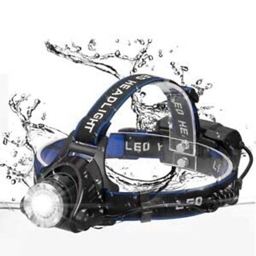 25000LM LED Headlamp Rechargeable Headlight Zoomable Head Torch Lamp Flashlight 2x18650 Battery