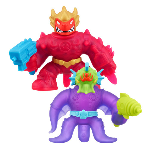 Heroes of Goo Jit Zu Galaxy Hero 2 Pack. Blazagon and Orbitox with All New Water Blasters. Heroes of Goo Jit Zu Galaxy Hero 2 Pack. Blazagon and Orbitox with All New Water Blasters.