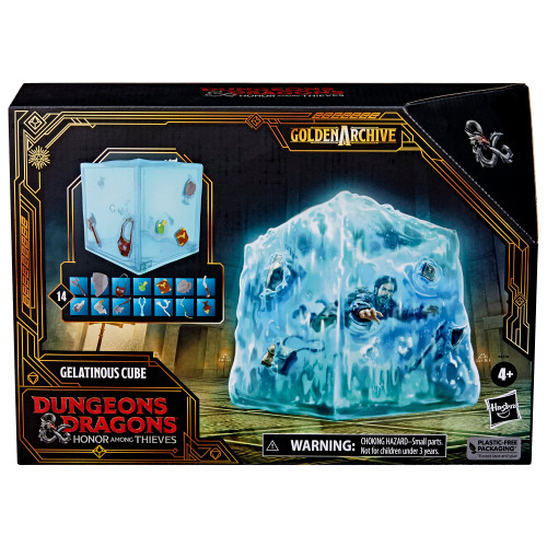 Dungeons & Dragons Hasbro Honor Among Thieves Golden Archive Gelatinous Cube Collectible Figure Compatible with 6-Inch Scale D&D Action Figures Dungeons & Dragons Hasbro Honor Among Thieves Golden Archive Gelatinous Cube Collectible Figure Compatible with 6-Inch Scale D&D Action Figures