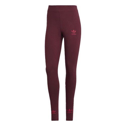 adidas Originals Trefoil Logo Play Tights Victory Crimson LG adidas Originals Trefoil Logo Play Tights Victory Crimson LG