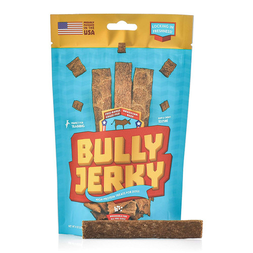 USA Bully Jerky Dog Treats by Best Bully Sticks (8oz)