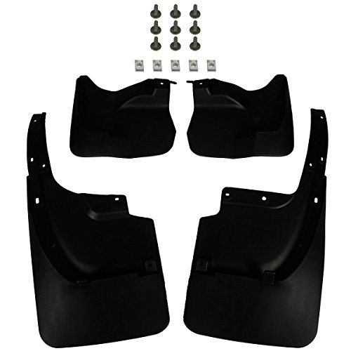 A-Premium Splash Guards Mud Flaps Mudflaps for Toyota 200 Series Land Cruiser 2008-2015 Front and Rear 4-PC Set