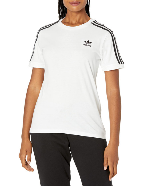 adidas Originals,womens,3-Stripes Tee,White,X-Small adidas Originals,womens,3-Stripes Tee,White,X-Small