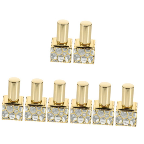 FOMIYES 8 pcs perfume bottle perfume atomizers small bottle refillable fancy perfume sprayers essential oil bottles 10ml fragrance oil bottles storage Glass lecythus travel portable