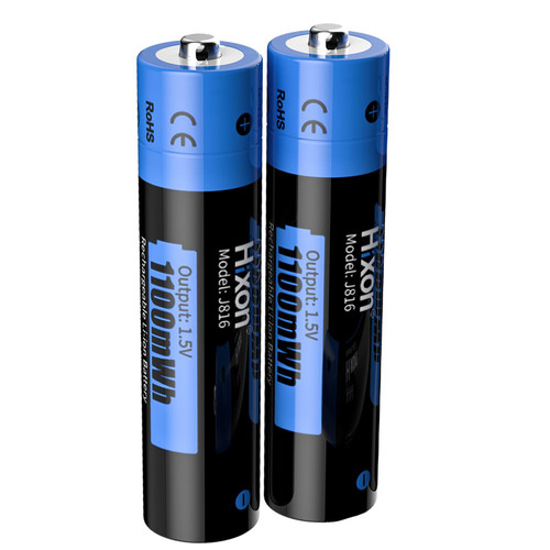 Hixon AAA Rechargeable Batteries, 1.5V Rechargeable AAA Lithium Batteries,1100mWh high Capacity Triple AAA Batteries, 2H Fast Charge, 2 Counts,1500 Cycles. Hixon AAA Rechargeable Batteries, 1.5V Rechargeable AAA Lithium Batteries,1100mWh high Capacity Triple AAA Batteries, 2H Fast Charge, 2 Counts,1500 Cycles.