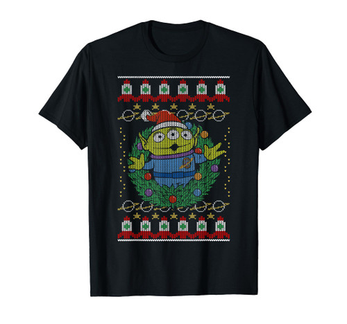 Disney Pixar Toy Story Alien Greetings Ugly Christmas Style T-Shirt