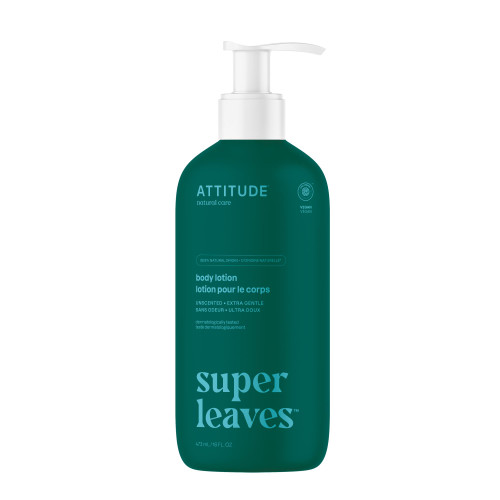 ATTITUDE Body Lotion, EWG Verified, Dermatologically Tested, Plant and Mineral-Based, Vegan Beauty Products, Extra Gentle, Unscented, 16 Fl Oz ATTITUDE Body Lotion, EWG Verified, Dermatologically Tested, Plant and Mineral-Based, Vegan Beauty Products, Extra Gentle, Unscented, 16 Fl Oz