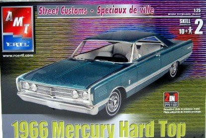 #38161 AMT /Ertl 1966 Mercury Hard Top 1/25 Scale Plastic Model Kit,Needs Assembly
