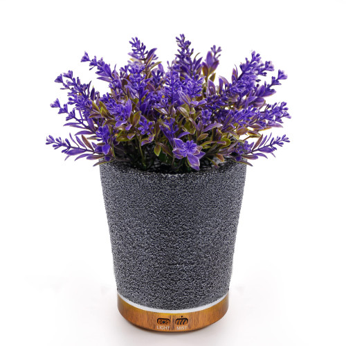 Essential Oil Diffuser, Lavender Plant Potted Aromatherapy Diffuser, 150ml Cold Mist humidifier, Super Quiet and Waterless auto Shut Off, ultrasonic Oil Diffuser for Home Office