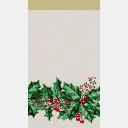 Creative Converting 64568 16 Count Winter Holly Paper Guest Napkins