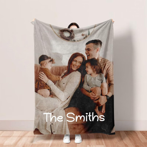 ggtg Photo Blanket Customized Picture Friend,Custom Blankets with Photos and Text,Personalized Blanket with Pictures (120x175cm/47x69'')