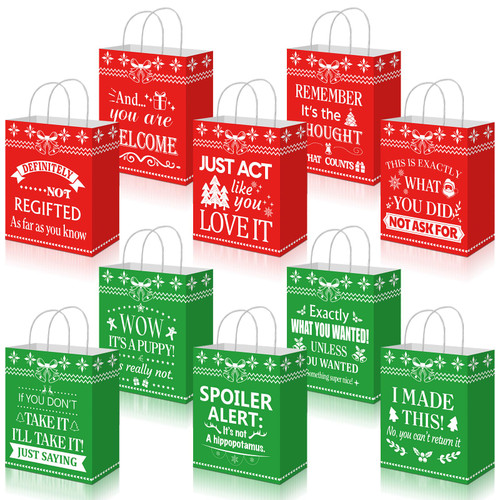Cholemy 30 Pcs Extra Large 13" Christmas Funny Gift Bags Reusable Gift Wrap with Handles Christmas Bags Christmas Goodie Bags Bulk Holiday Paper Bags for Adults Xmas Birthday Party Presents Wrapping Cholemy 30 Pcs Extra Large 13" Christmas Funny Gift Bags Reusable Gift Wrap with Handles Christmas Bags Christmas Goodie Bags Bulk Holiday Paper Bags for Adults Xmas Birthday Party Presents Wrapping