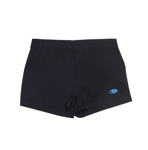 Mossy Oak Women's Standard Fishing Shorts, Athletic Swim, Surf, and Quick Dry, Anthracite, Medium