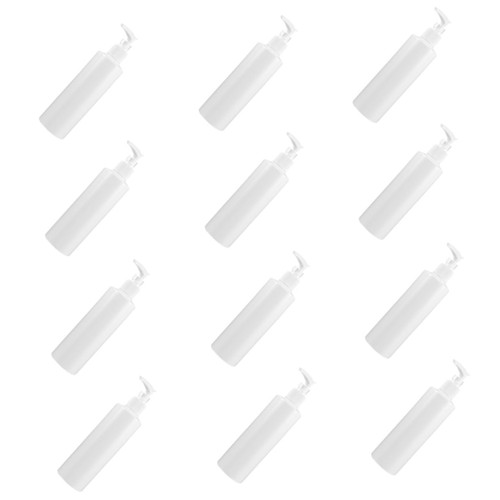 FOMIYES 12 Pcs Bottle Lotion Bottle Travel Lotion Container Black Shampoo Face Cream Jars Black Lotion Bottles Empty Lotion Bottle Travel Toiletries Containers Hand White Plastic Makeup