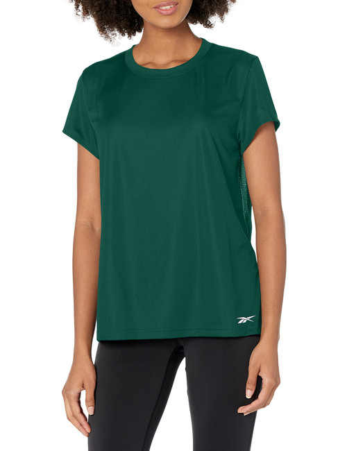 Reebok Women's Standard Workout Ready Tee, Forest Green, Medium