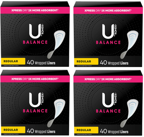 U by Kotex Curves Panty Liners Regular (Pack of 4)4