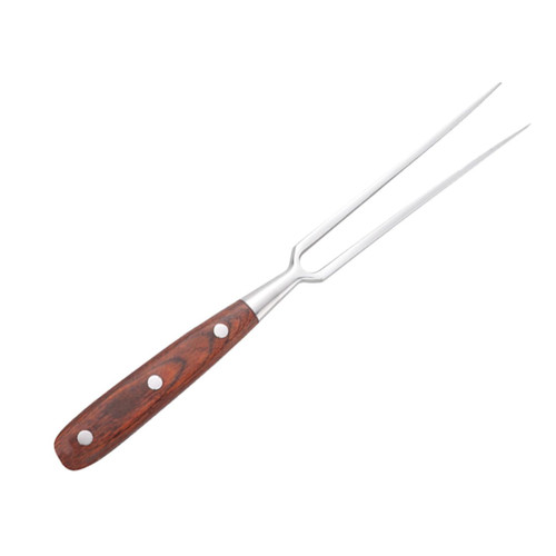 OKUMEYR 1 Set 2pcs Stainless Steel Barbecue Fork Grill Meat Fork Stainless Steel Grill Fork Barbeque Skewer Roasting Forks Bbq Fork Outdoor Bbq Roasting Sticks Teppanyaki Wood Marshmallow