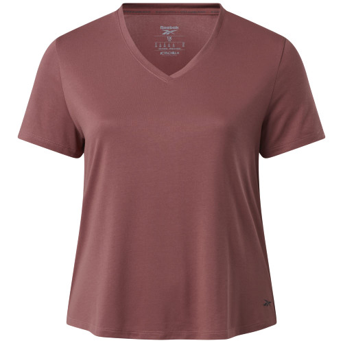 Reebok Women's ACTIVChill+ DreamBlend Tee, Sedona Rose, M