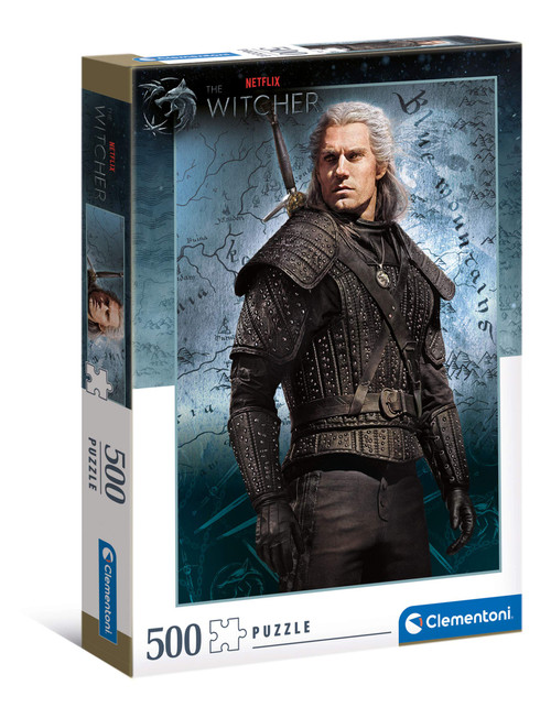 Clementoni 35092 Witcher-Made in Italy-Jigsaw Puzzle for Adult 500 Pieces